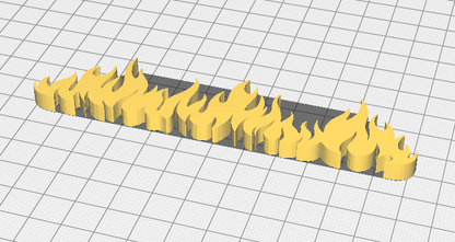 "Detailed 'Eternal Flames' STL design for 3D printing enthusiasts."