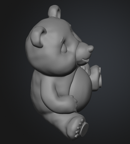 Cartoon teddy bear STL