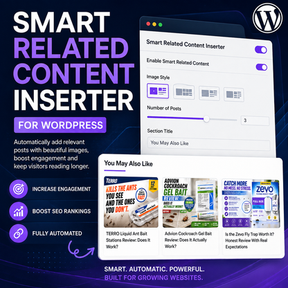 Smart Related Content Inserter for WordPress