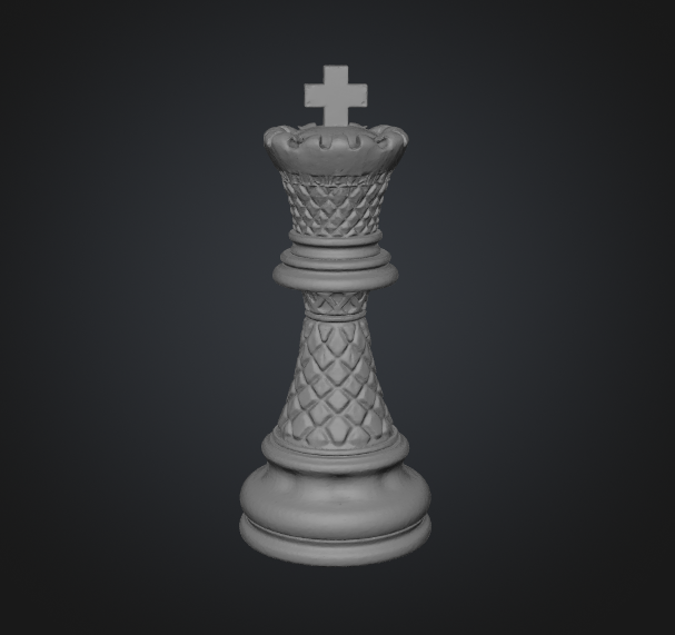 Chess king 3D model download