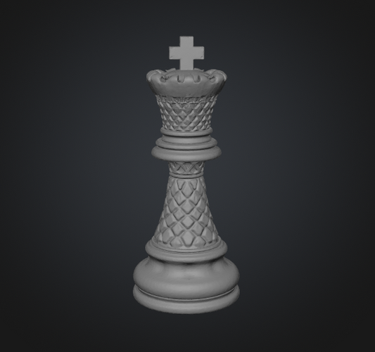 Chess king 3D model download