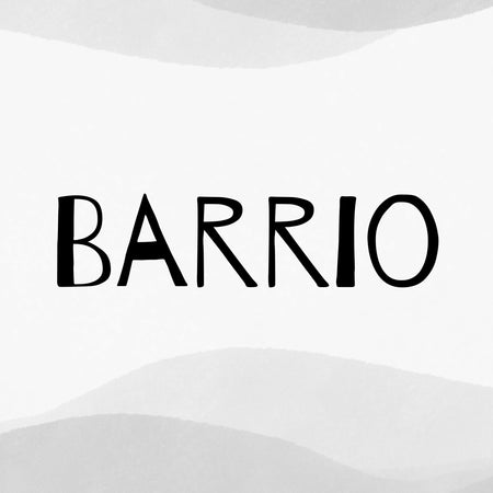 "'Barrio' OTF font: A modern, all-caps typography solution for impactful design projects."