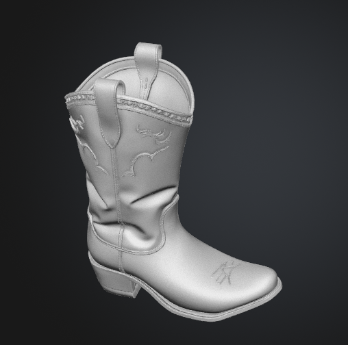 Cowboy boot planter STL 3D printable model