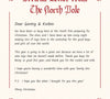 Personalized Santa Claus letter template for a magical Christmas experience.