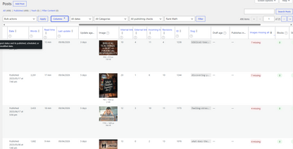 Custom WordPress post columns plugin