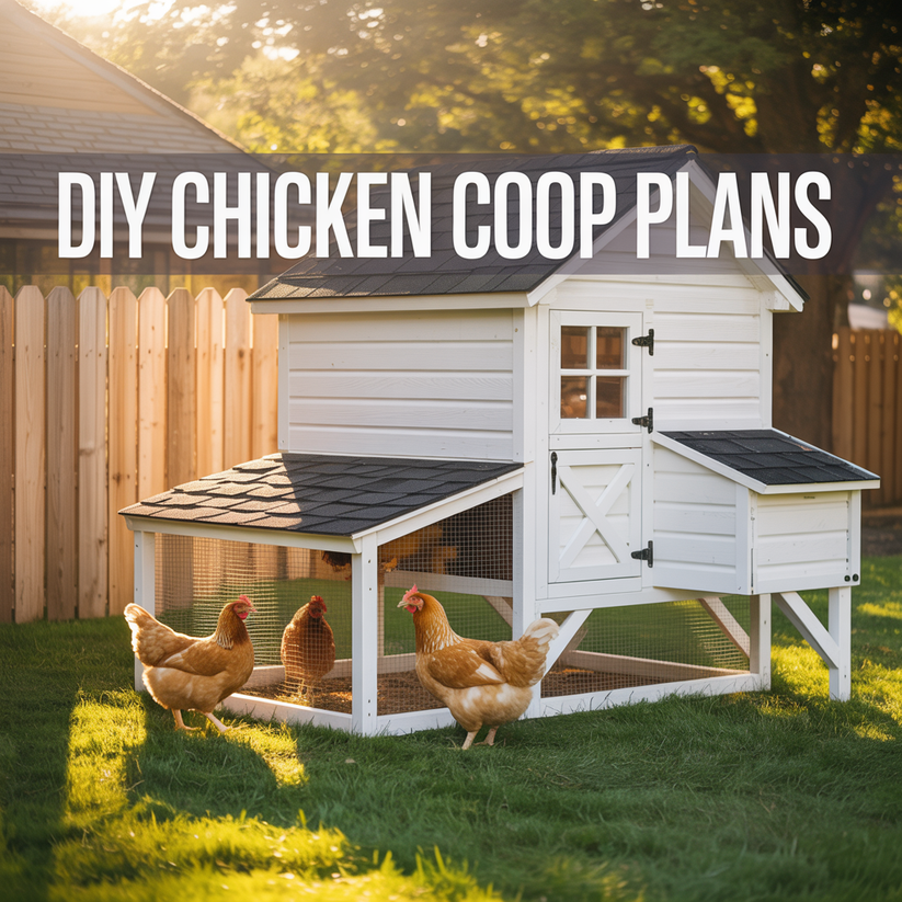 Backyard Chicken Coop Plans PDF | 4×8 ft, Fits 4–6 Hens – Quick Digital ...