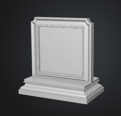 Display pedestal STL 3D printable model