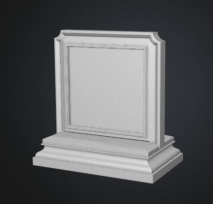 Display pedestal STL 3D printable model