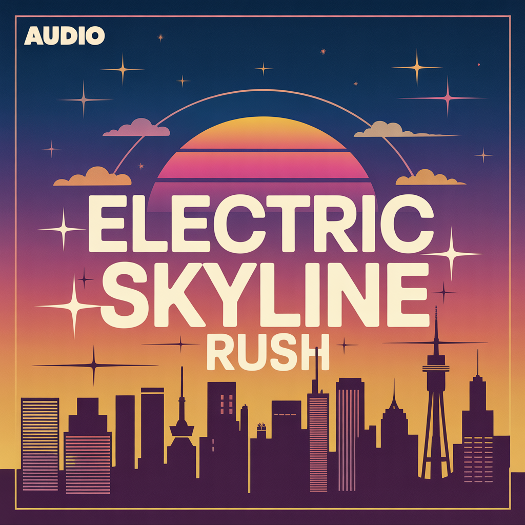 Electric Skyline Rush – Upbeat Futuristic Techno Music Track MP3