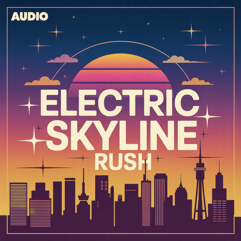 Electric Skyline Rush – Upbeat Futuristic Techno Music Track MP3