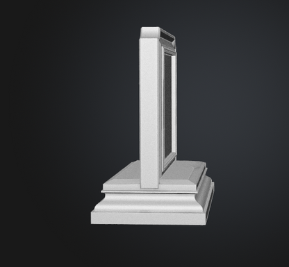 Figurine display pedestal GLB model
