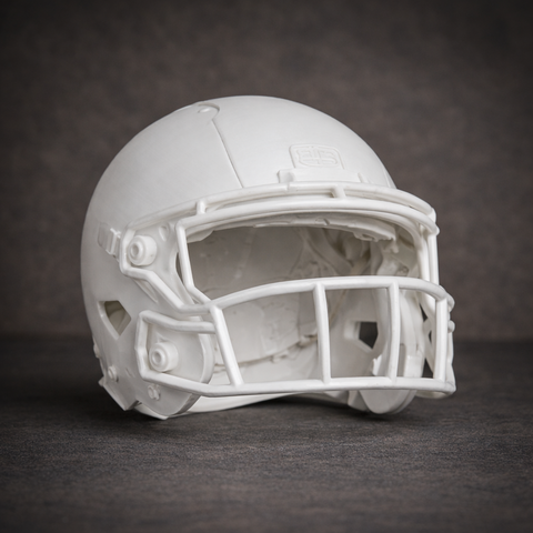 Football Helmet 3D Print Model – STL GLB OBJ Files