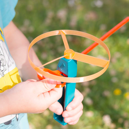 STL file for 3D printed helicopter toy with propeller.
