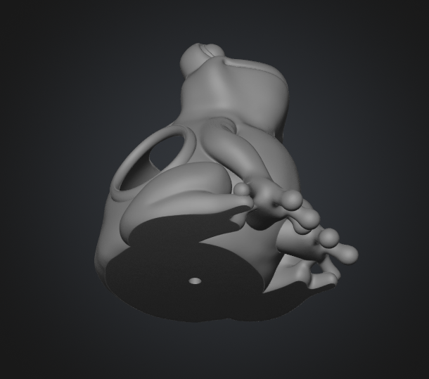 Frog planter 3D model download