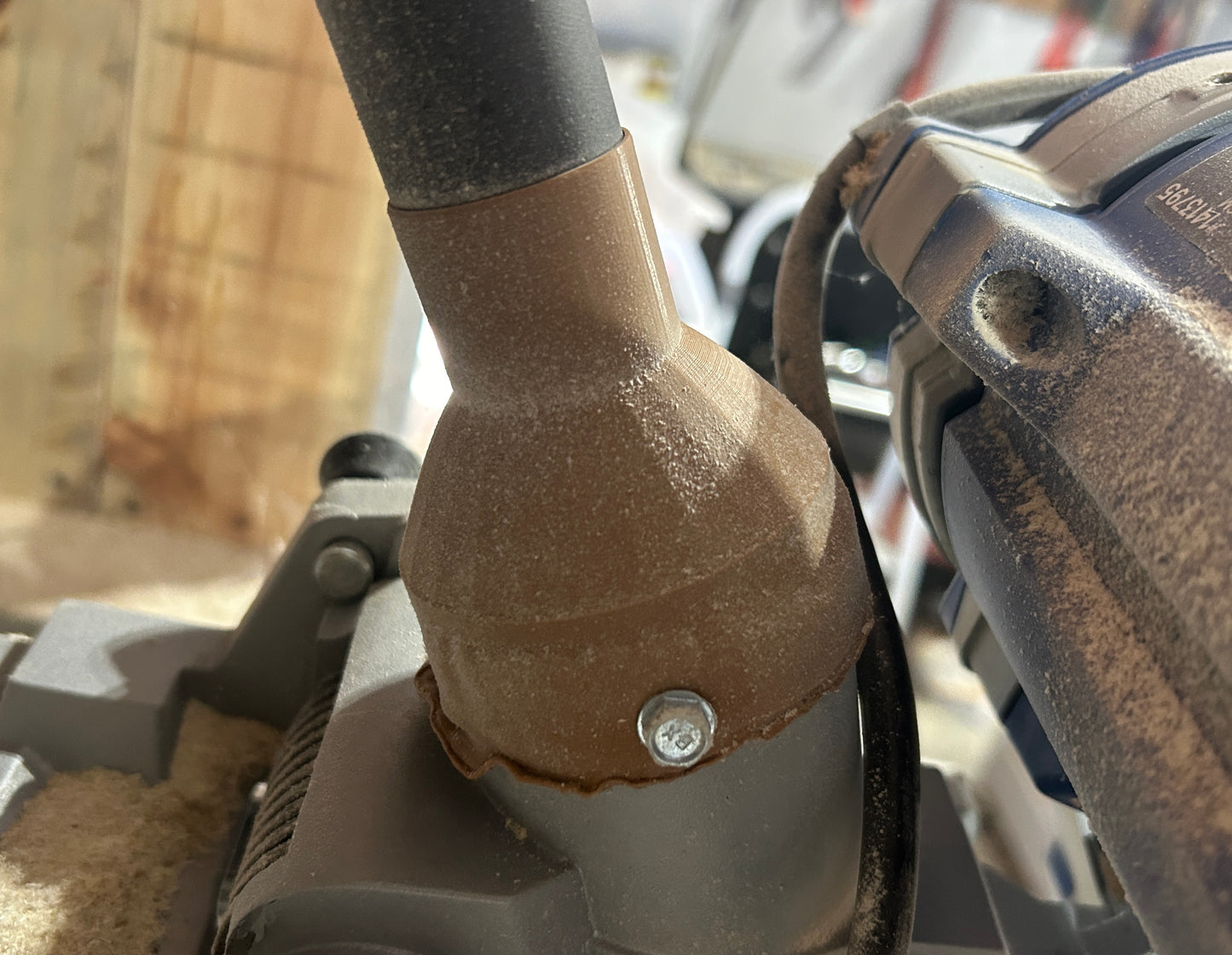 Kobalt Chop Saw to Shop Vac Adapter - 3D File: STL & GCODE
