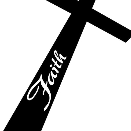 Inspirational "Faith" Cross Graphic Design Download