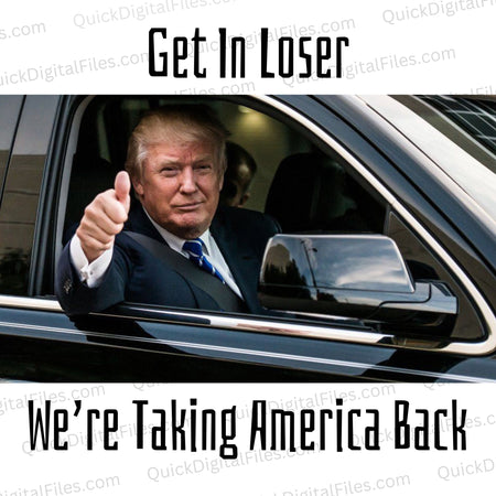 Elegant "Taking America Back" slogan in colorful handwritten font SVG/PNG