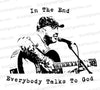 Aaron Lewis silhouette playing guitar and singing "Everybody Talks to God" artwork