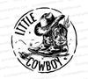 Little cowboy boots with hat SVG graphic for Western-themed crafting projects