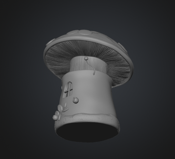 Mushroom cottage 3D model