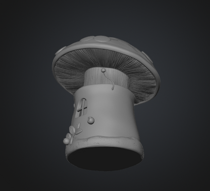 Mushroom cottage 3D model
