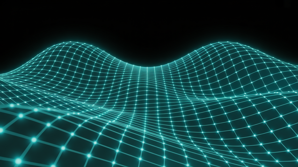 Neon Tech Grid Wave Animation – 4s Futuristic Stock Video
