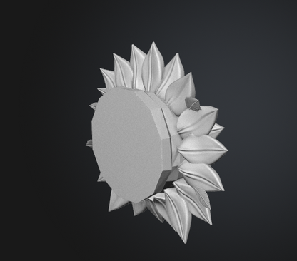 Printable sunflower topper STL