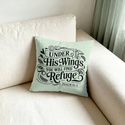 Under His Wings You Will Find Refuge: PNG JPEG PDF SVG