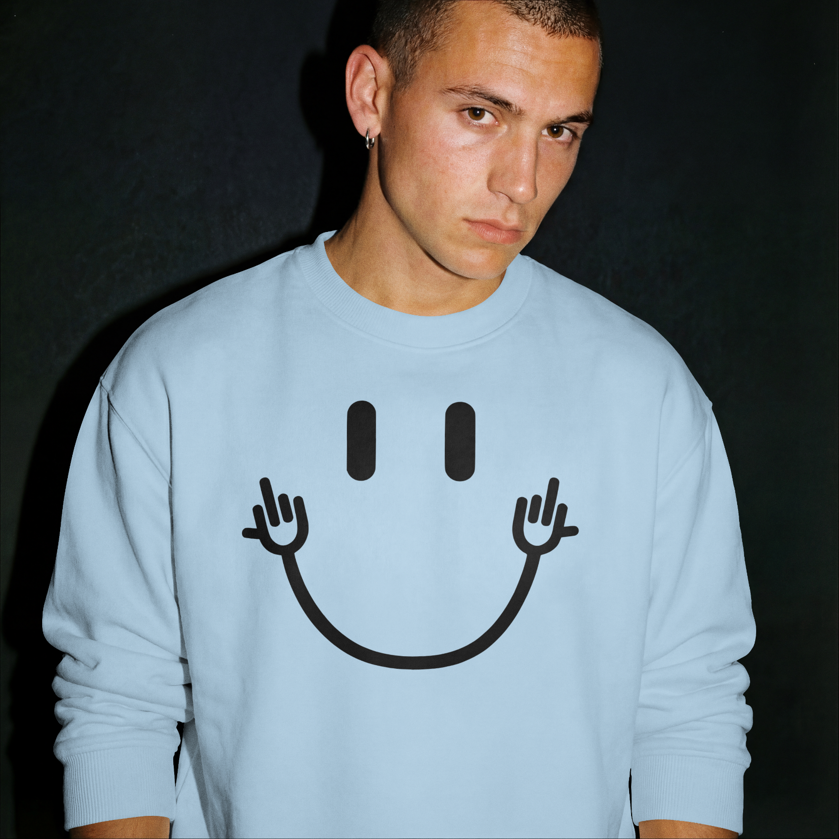 sarcastic happy face svg
