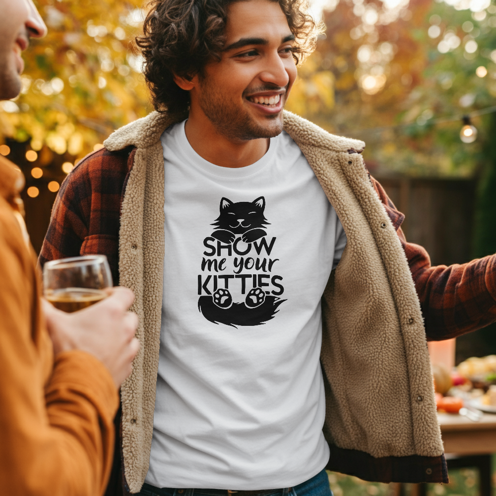 Cute black cat shirt design SVG