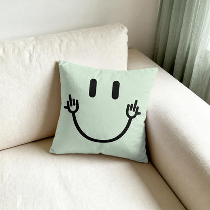 Funny Middle Finger Smiley Face: SVG PNG JPEG PDF