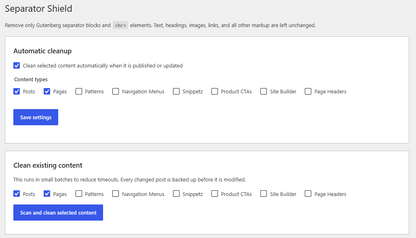 Remove HTML hr elements from WordPress posts