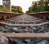 Rusty Railroad Tracks Close Up – 6s Cinematic Americana Stock Video