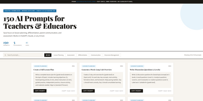 Searchable AI prompts for therapists and coaches