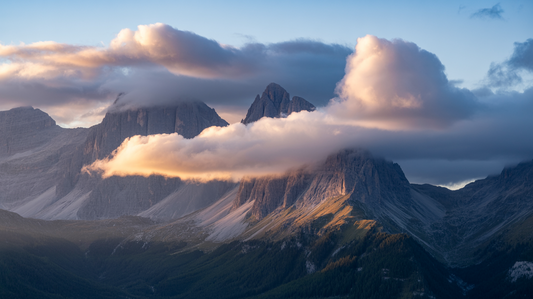 Storm Clouds Over Mountains Time-Lapse – 6s Cinematic Stock Video
