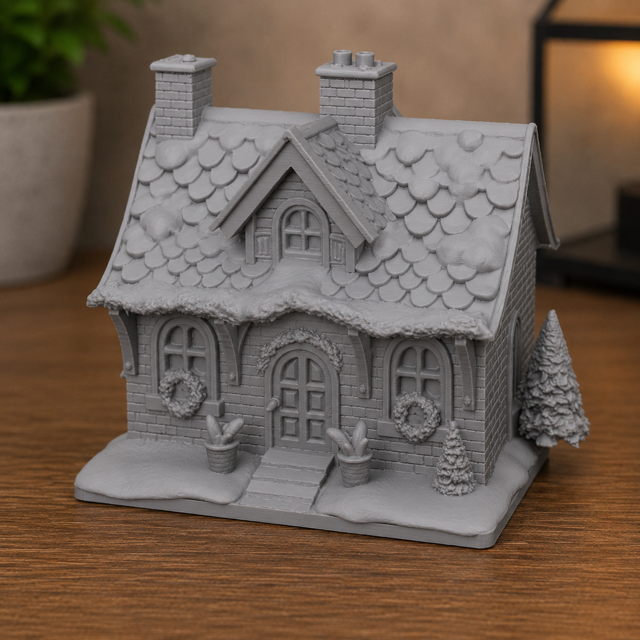 Storybook Cottage 3D Model: STL GLB OBJ