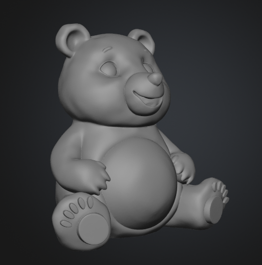 Teddy bear 3D printable model