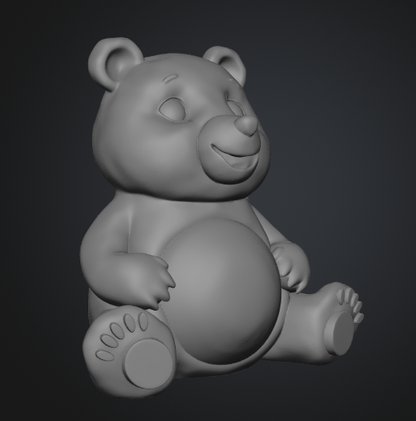 Teddy bear 3D printable model