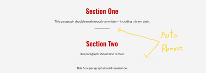 WordPress plugin removing Gutenberg Separator blocks
