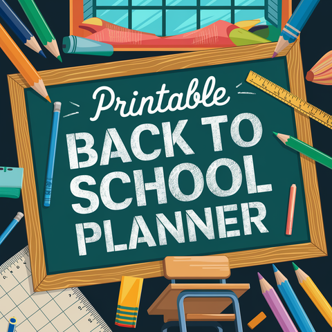 Back to School Plan – Printable Student Planner PDF


