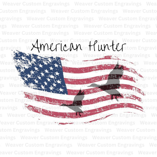 American Duck Hunter: SVG PNG PDF