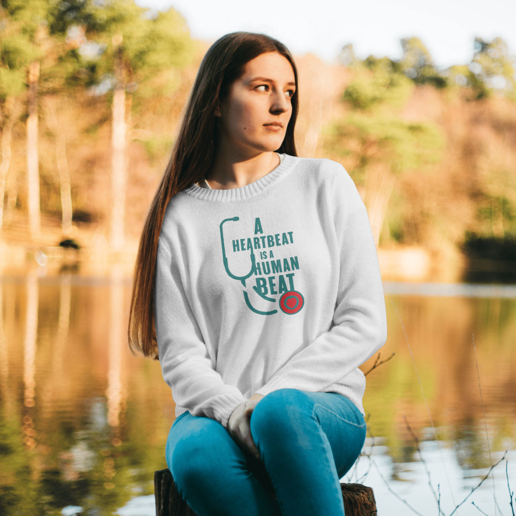 Teal stethoscope pro-life graphic JPEG for printing and digital use.