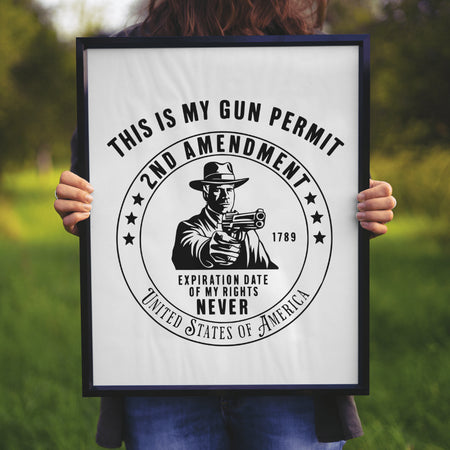 "JPEG of patriotic 2nd Amendment graphic for custom prints."