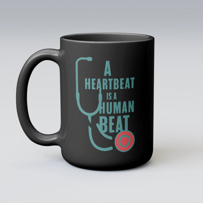 Pro-life advocacy digital art with stethoscope and meaningful text PNG.