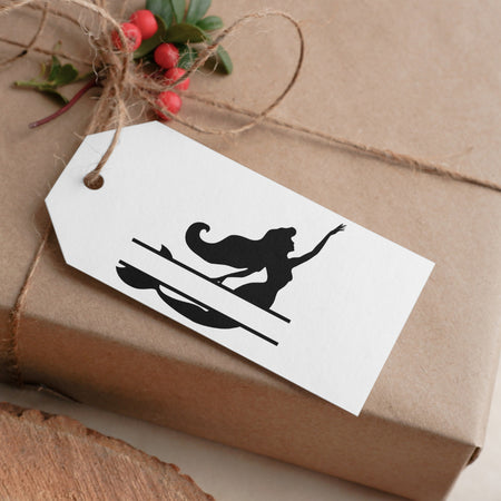 DIY mermaid template for personalized graphic design projects.