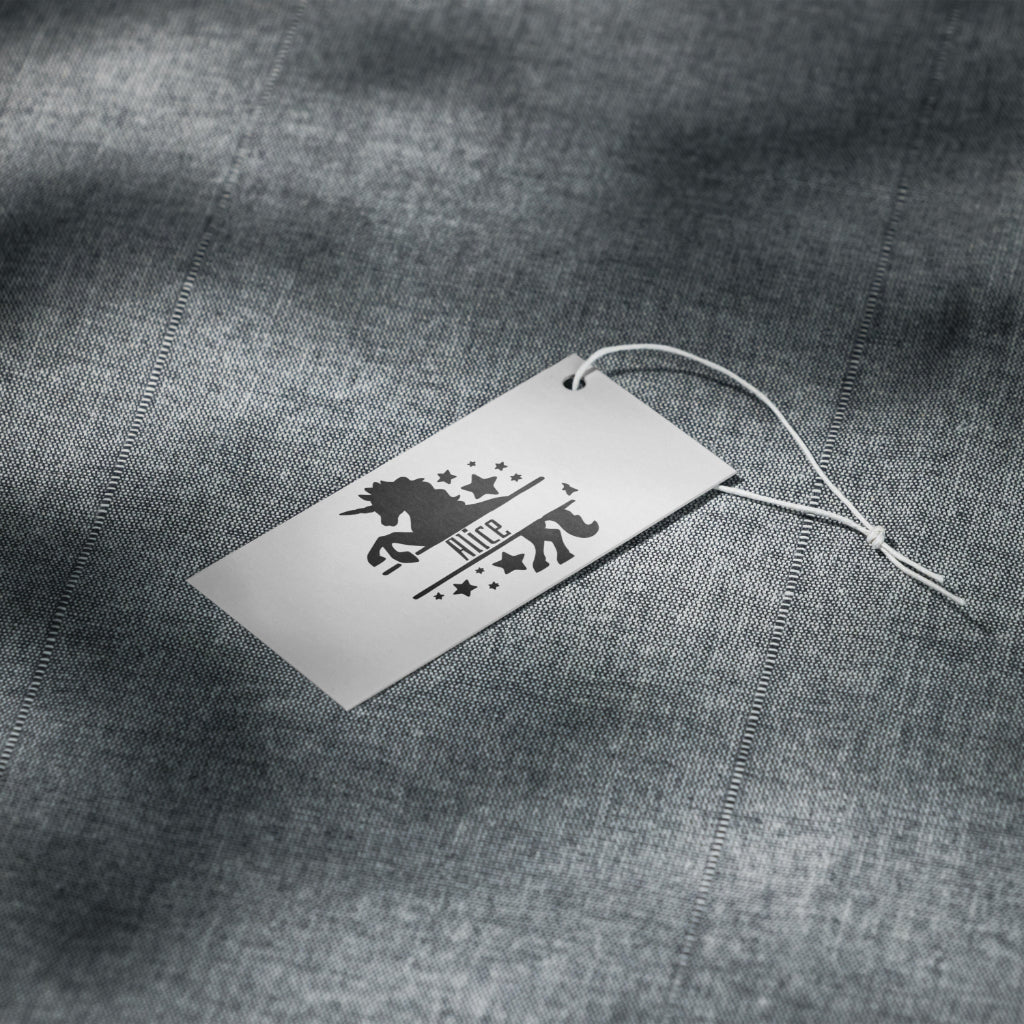 DIY unicorn template for personalized graphic design projects.