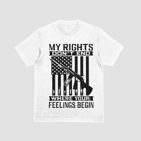 Second Amendment themed digital design with powerful statement.