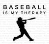 "Baseball Is My Therapy" digital sports design