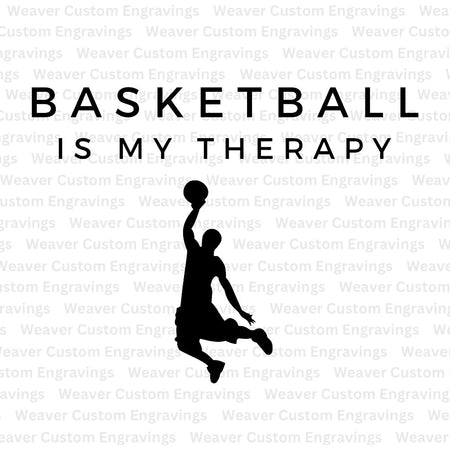 Personalized basketball therapy artwork