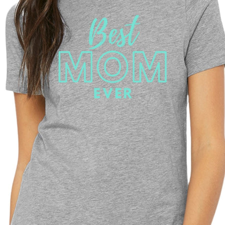 Personalized gift featuring "Best Mom Ever" stylish text.
